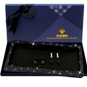 Bling license plate frame 2 pk NEW